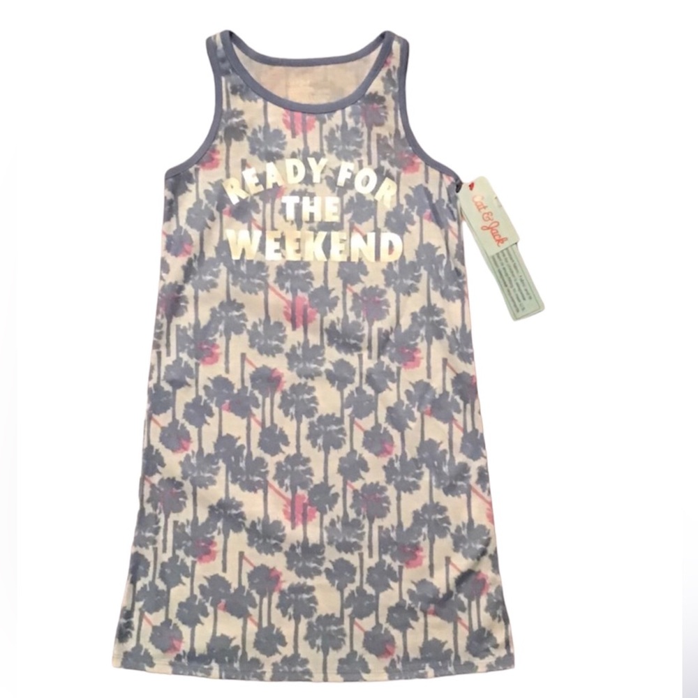 Cat & Jack Tank Top “Ready for the Weekend” Night Gown